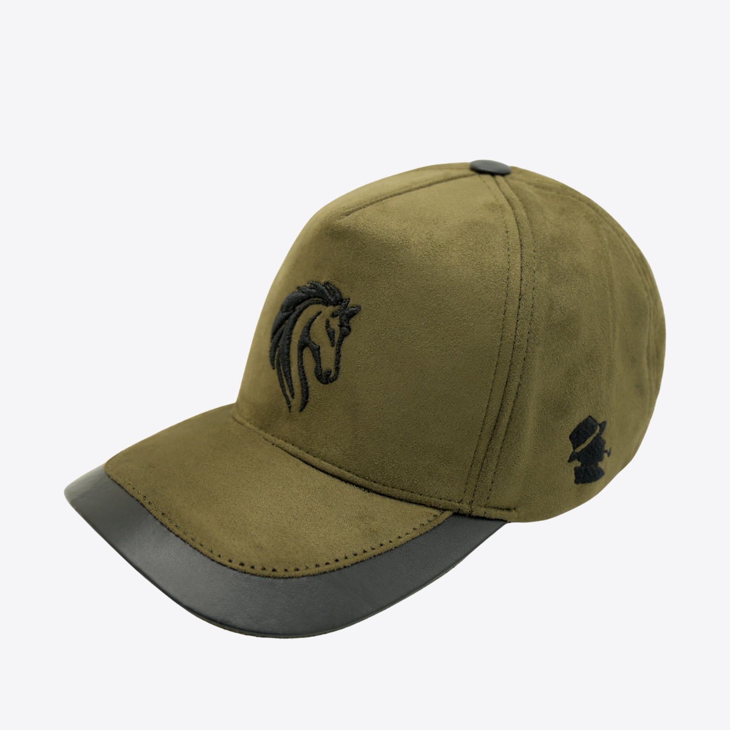 The Stallion Suede Leather Cap
